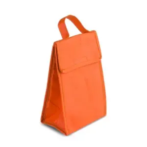 Bolsa térmica em TNT laranja personalizada