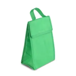 Bolsa térmica em TNT verde personalizada
