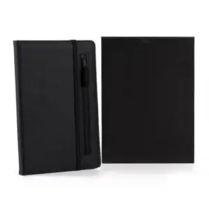 Caderno 21x14cm RPET com zíper personalizado