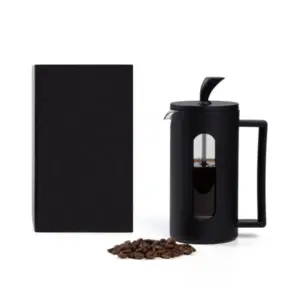 Cafeteira prensa francesa em vidro e PP 350ml personalizada