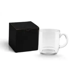 Caneca em vidro 300ml personalizada