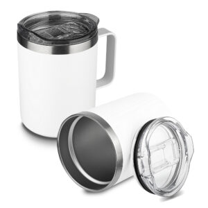 Caneca térmica em inox com tampa plástica personalizada