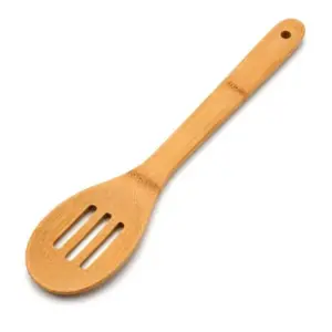 Colher perfurada em bambu 30cm personalizada