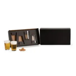Kit com 4 copos americanos multiuso em vidro 190ml personalizado