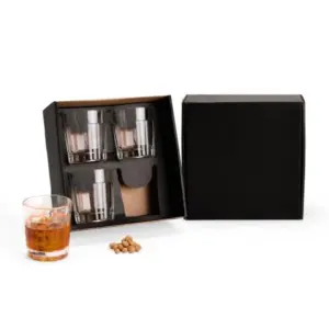 Kit com 4 copos americanos para drink 315ml personalizado