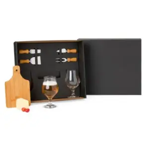 Conjunto para queijo e cerveja 7 peças personalizado