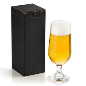 Copo taça em vidro para cerveja 300ml personalizado