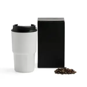 Copo térmico em inox branco 450ml personalizado