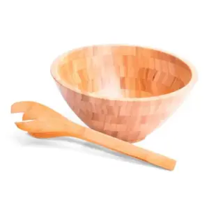 Cumbuca em bambu com pegador 30cm 2,5l