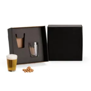 Kit com 2 copos americanos multiuso em vidro 190ml personalizado