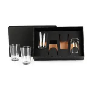 Jogo 4 copos de vidro para cerveja 350ml personalizado