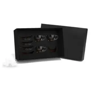 Jogo 8 xícaras com pires 90ml personalizado
