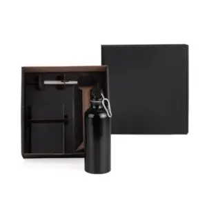 Kit squeeze caneta e bloco personalizado