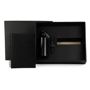 Kit squeeze caderno wire-o e caneta personalizado