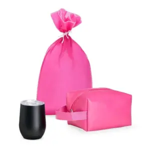 Kit copo térmico e nécessaire personalizado