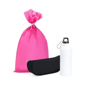Kit garrafa e nécessaire 2 peças personalizado