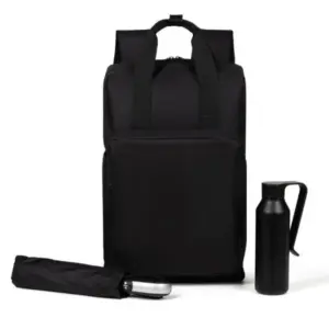 Kit mochila garrafa e guarda-chuva personalizado