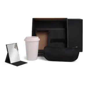 Kit nécessaire copo caneca e espelho 3 peças personalizado