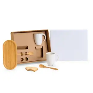 Kit para café e chá 5 peças personalizado
