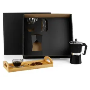 Kit para café com bandeja 6 peças personalizado
