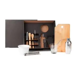 Kit para caipirinha com balde 10 peças personalizado