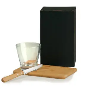Kit para caipirinha em bambu 3 peças personalizado