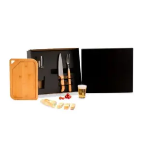 Kit para churrasco e cerveja 5 peças personalizado
