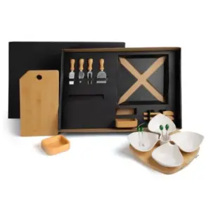 Kit para petisco e queijos 18 peças personalizado