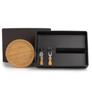 Kit para petisco e queijo 3 peças personalizado