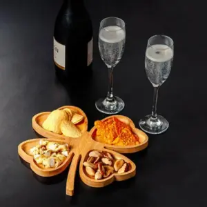 Kit petisco e champanhe 3 peças personalizado