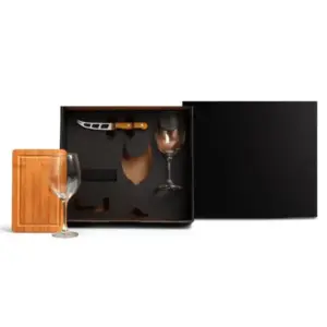 Kit queijo e vinho 4 peças personalizado