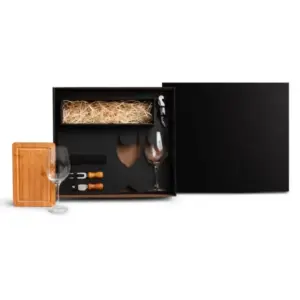 Kit queijo e vinho 6 peças personalizado