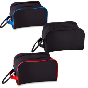 Necessaire em poliéster 600D com PVC personalizada