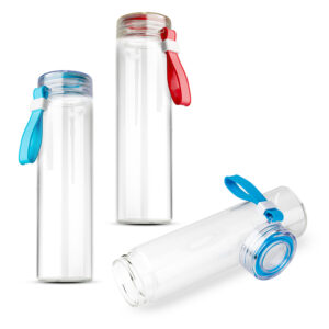 Garrafa vidro borossilicato 400ml personalizada