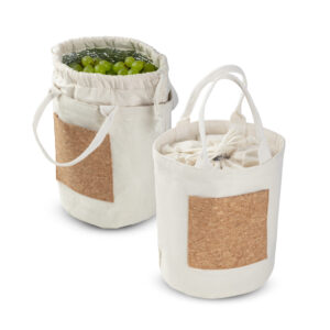 Bolsa térmica em algodão com cortiça personalizada