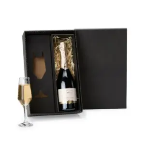 Taça de vidro para champanhe 190ml personalizada