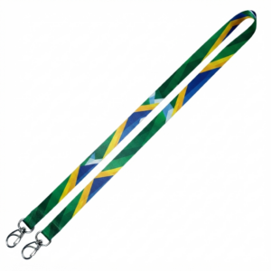 Cordão para crachá ponta dupla personalizado