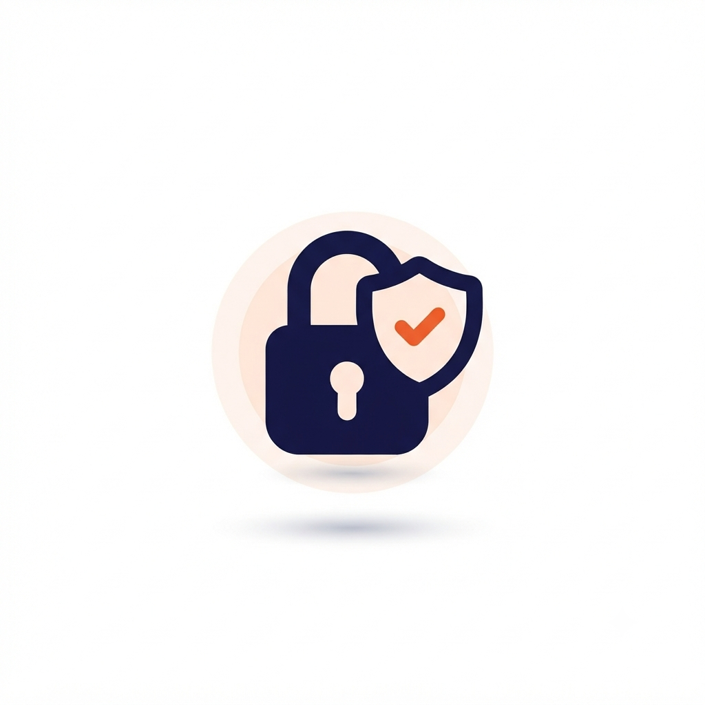 Ícone de cadeado representando a política de privacidade e cookies da Brindear