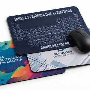 Mouse pad em neoprene 35 x 25 cm personalizado