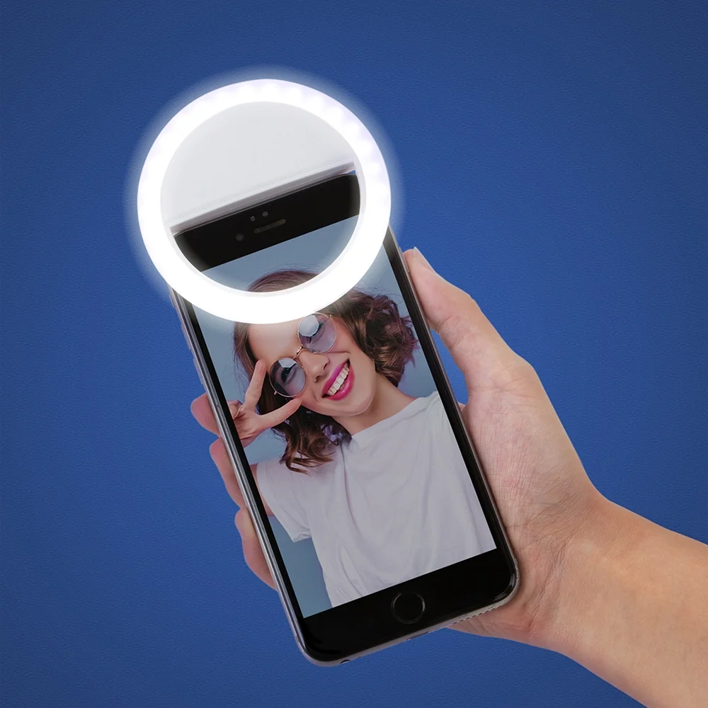Iluminador para fotos recarregável personalizado