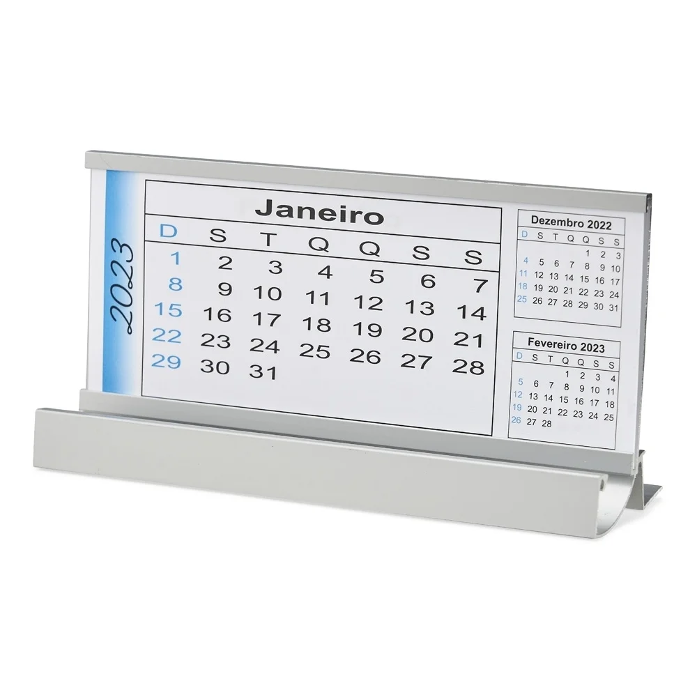 Base para calendário em alumínio personalizada