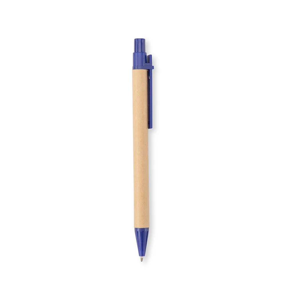 Bloco de anotações de papelão com caneta personalizado