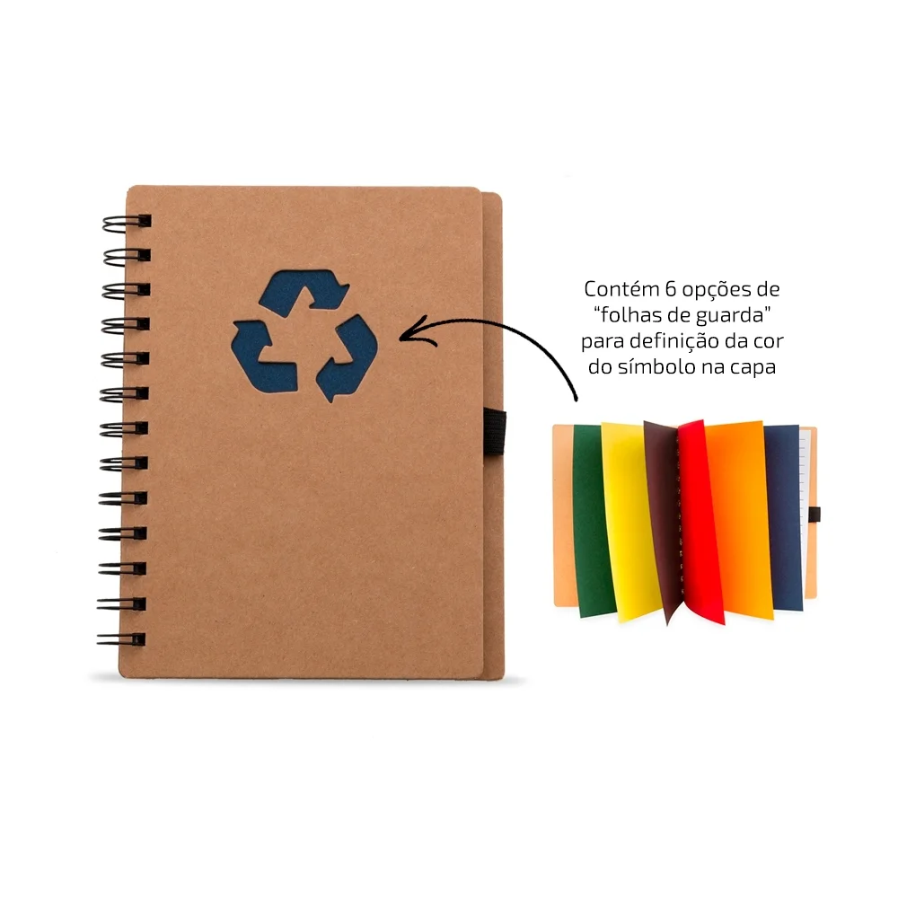 Bloco de anotações ecológico personalizado