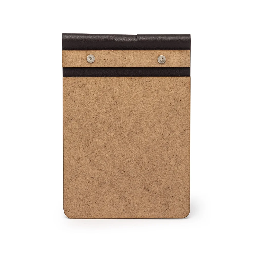 Bloco de anotações em MDF com porta caneta personalizado