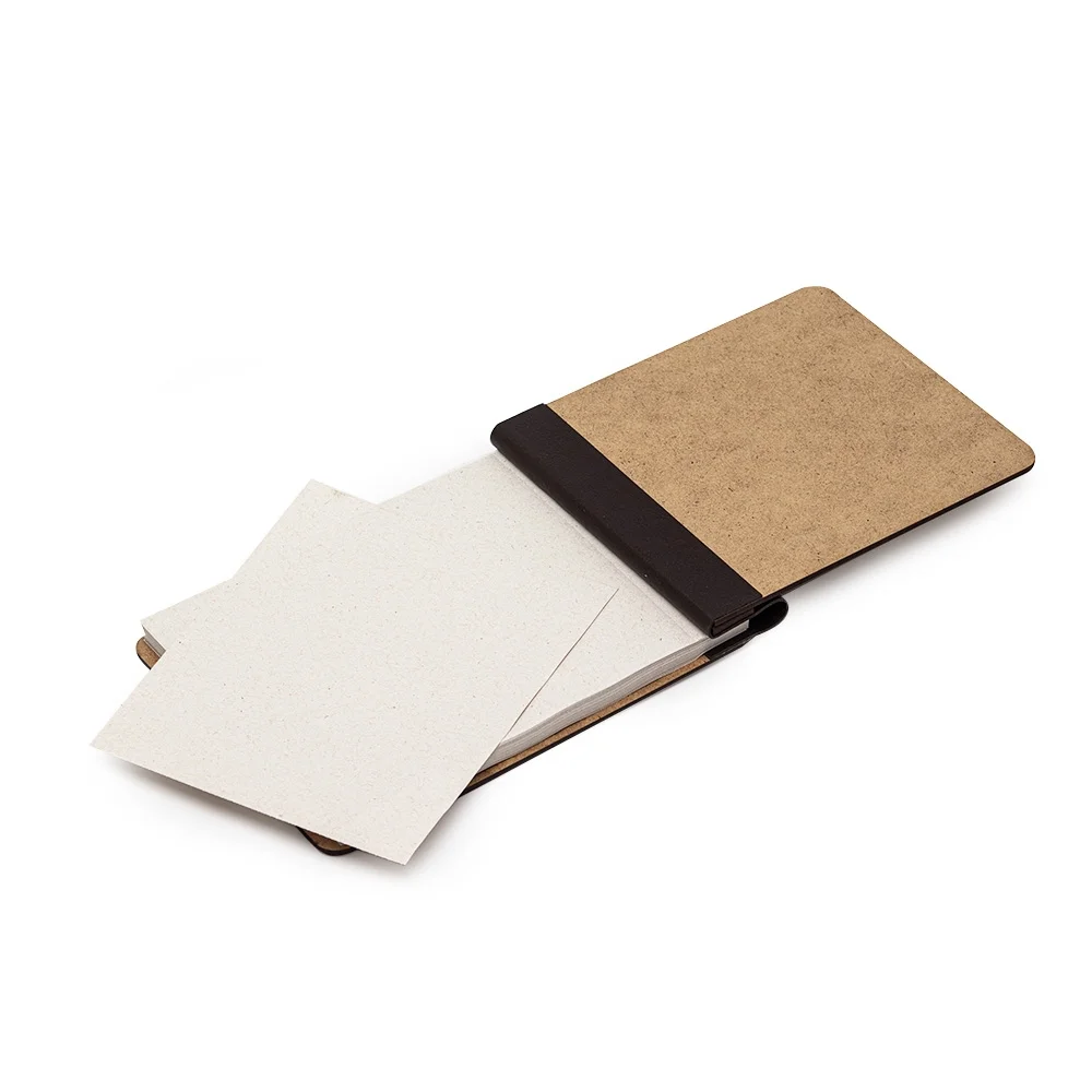 Bloco de anotações em MDF com porta caneta personalizado