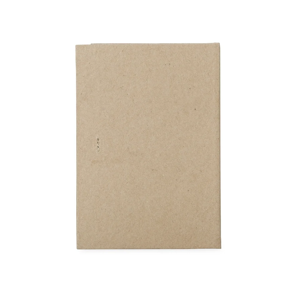 Bloco de anotações em kraft com porta caneta personalizado