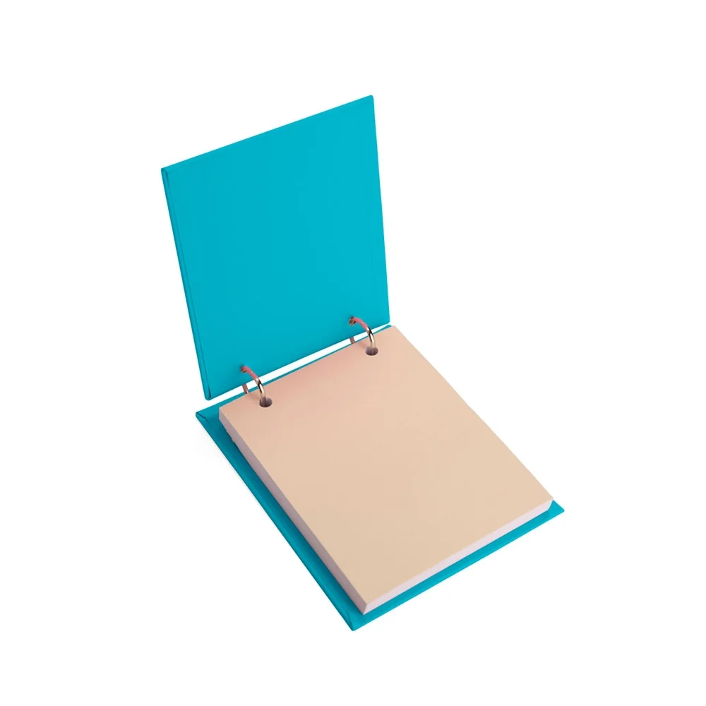 Bloco de anotações de mesa em percalux personalizado