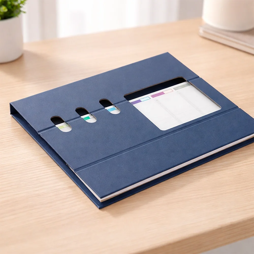 Bloco de anotações 19x22cm com suporte para celular personalizado
