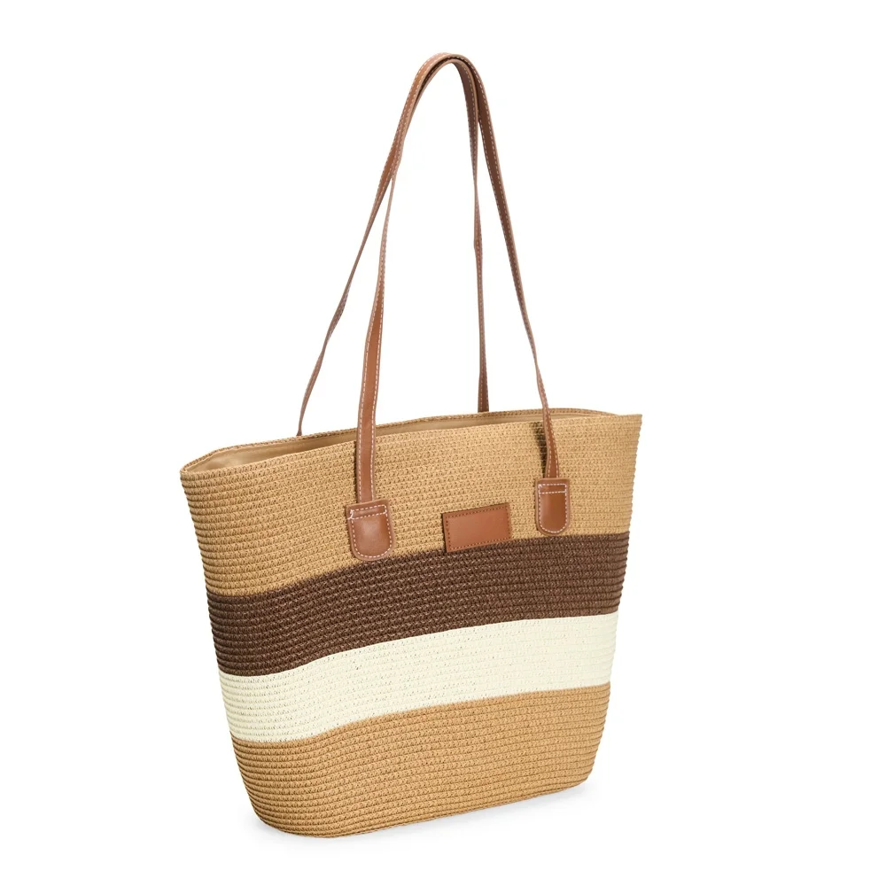 Bolsa em fio de papel torcido personalizada