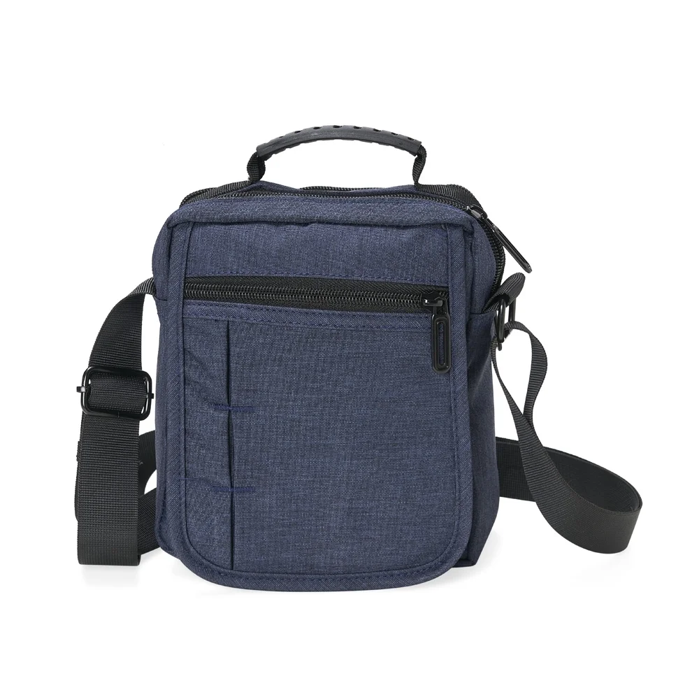 Bolsa de ombro em nylon 4 compartimentos personalizada